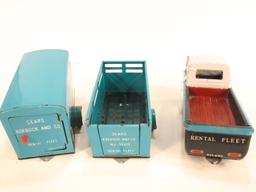 Three-Piece Sears Lithographed Tin Set