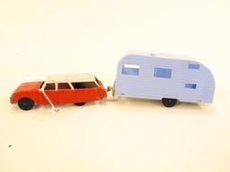 Tootsietoy Ford Station Wagon and Camper