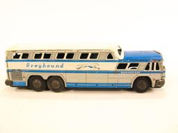 Japanese Tin Litho Greyhound Bus