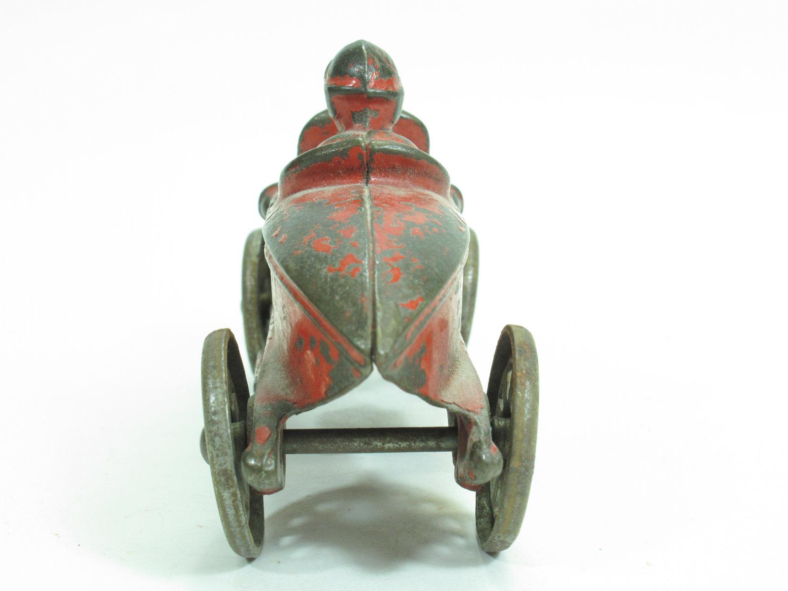 5-1/4" Cast Iron Boattail Race Car