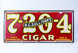 Porcelain R.G.Sullivans Cigar sign