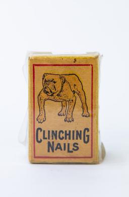 Bulldog Clinching Nails package/contents