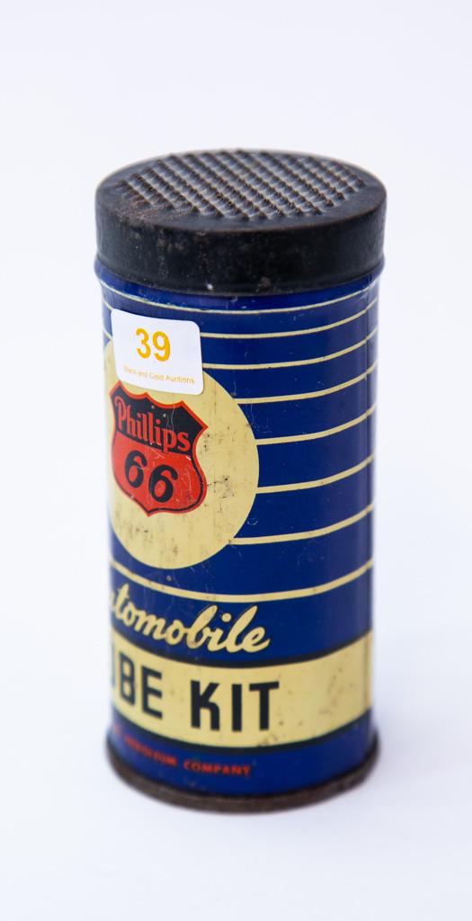 Phillips 66 automobile tube kit tin