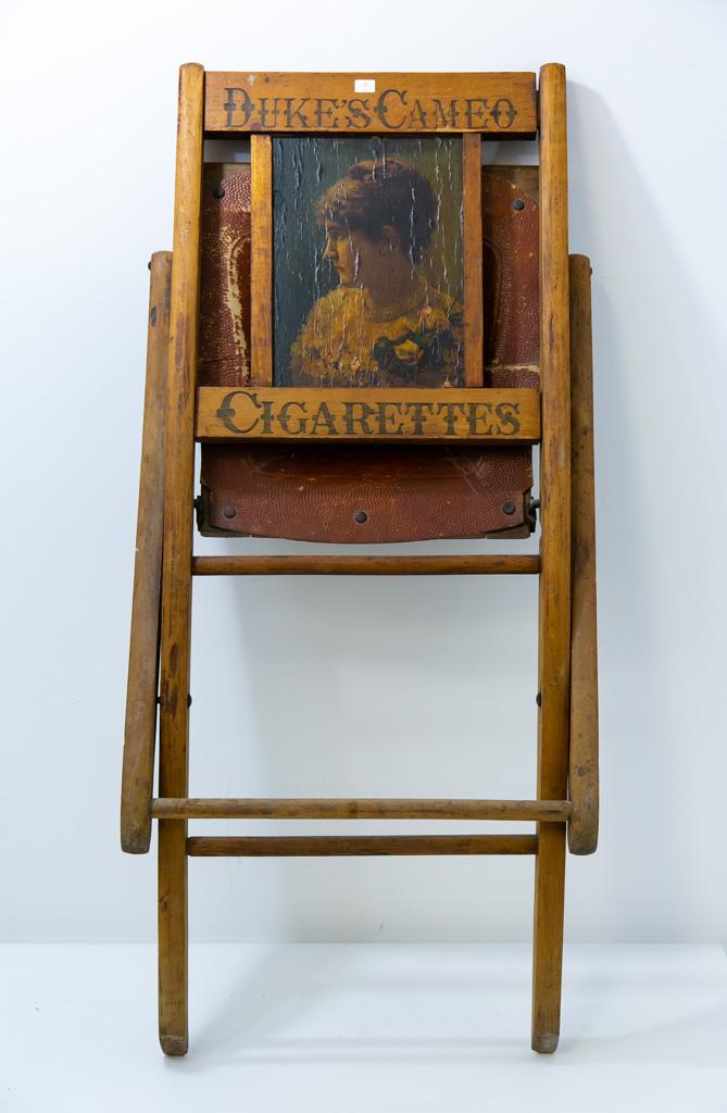 Duke's Cameo Cigarettes folding chair