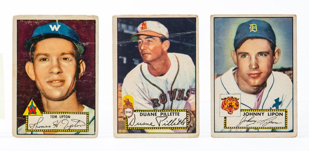 1952 Topps  (3 card lot)