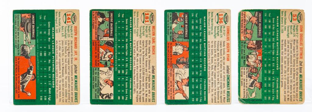 1954 Topps (7 card lot)