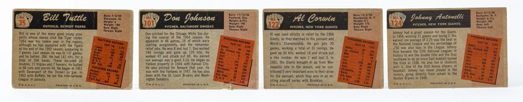 1955 Bowman lot (12 cards)