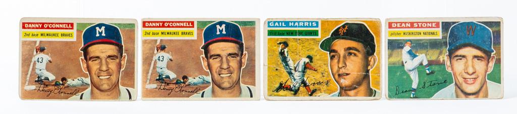 1956 Topps lot (17 cards)