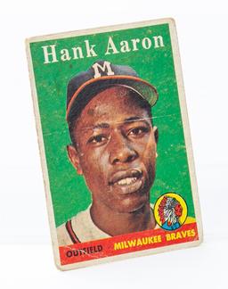 1958 Topps #30 Hank Aaron (HOF)