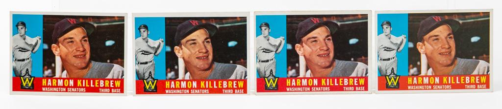 1960 Topps #210 Killebrew (HOF)-4, nicer condition