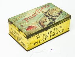 Hignett's "Pilot Flake tobacco tin