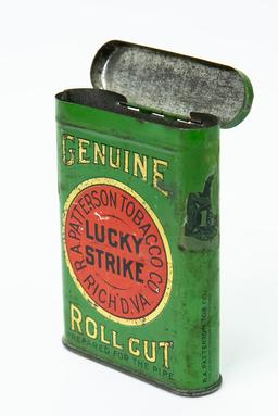 Lucky Strike Roll Cut pocket tobacco tin