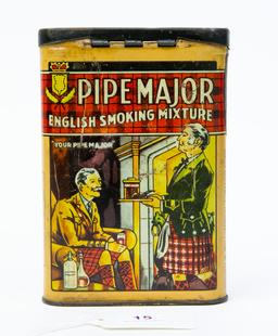 Pipe Major pocket tobacco tin