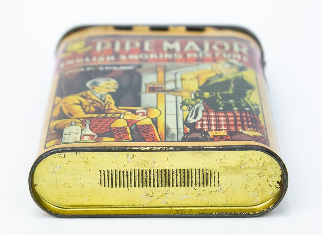 Pipe Major pocket tobacco tin