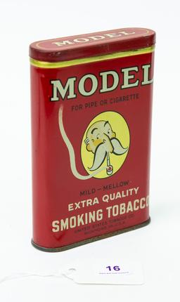 Model smoking tobacco pocket tin