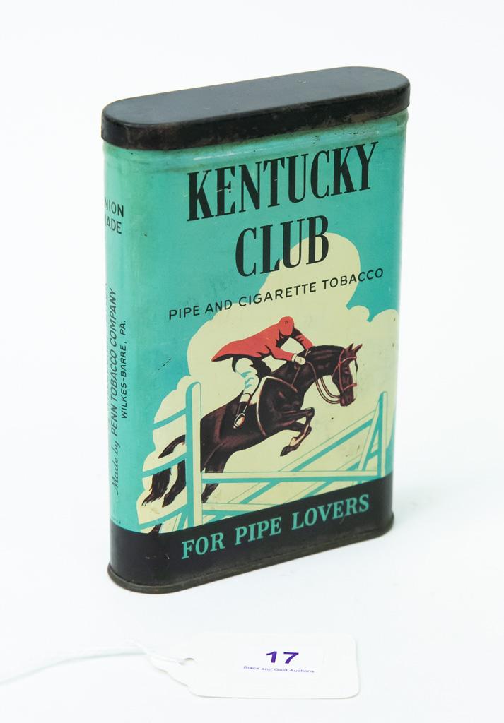 Kentucky Club pocket tobacco tin