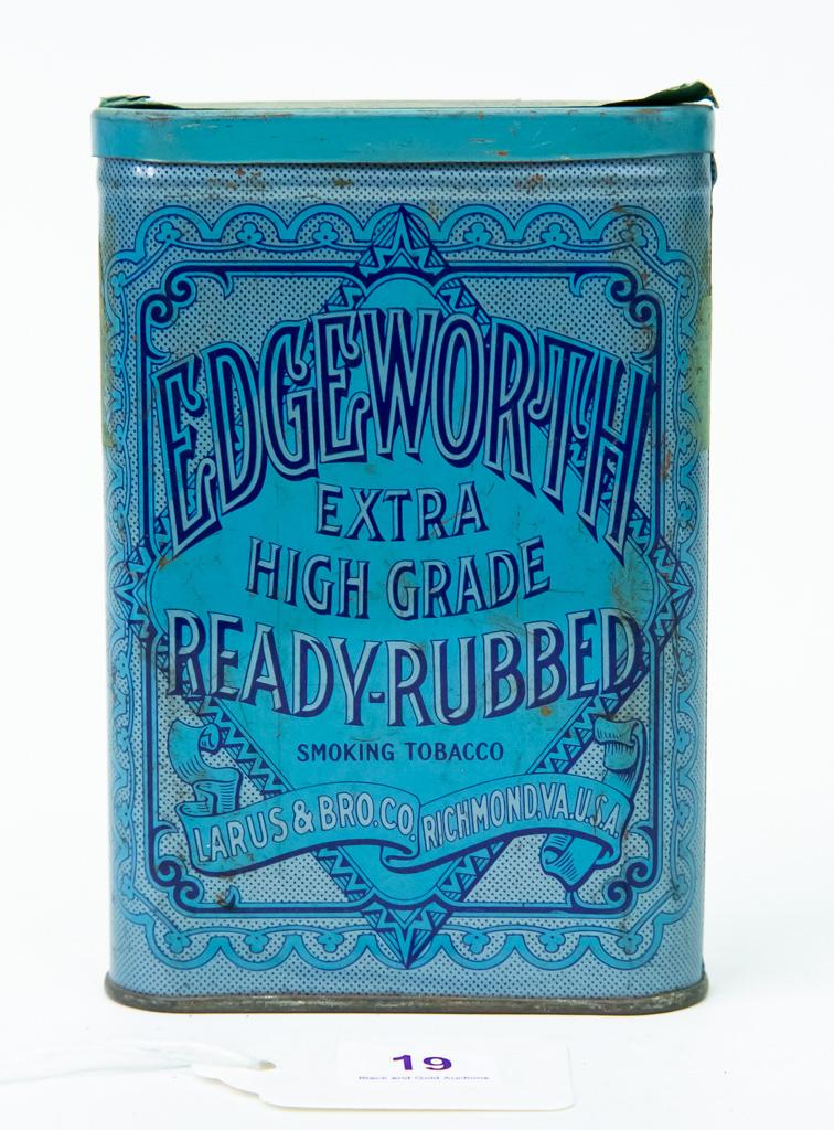 Edgeworth pocket tobacco tin