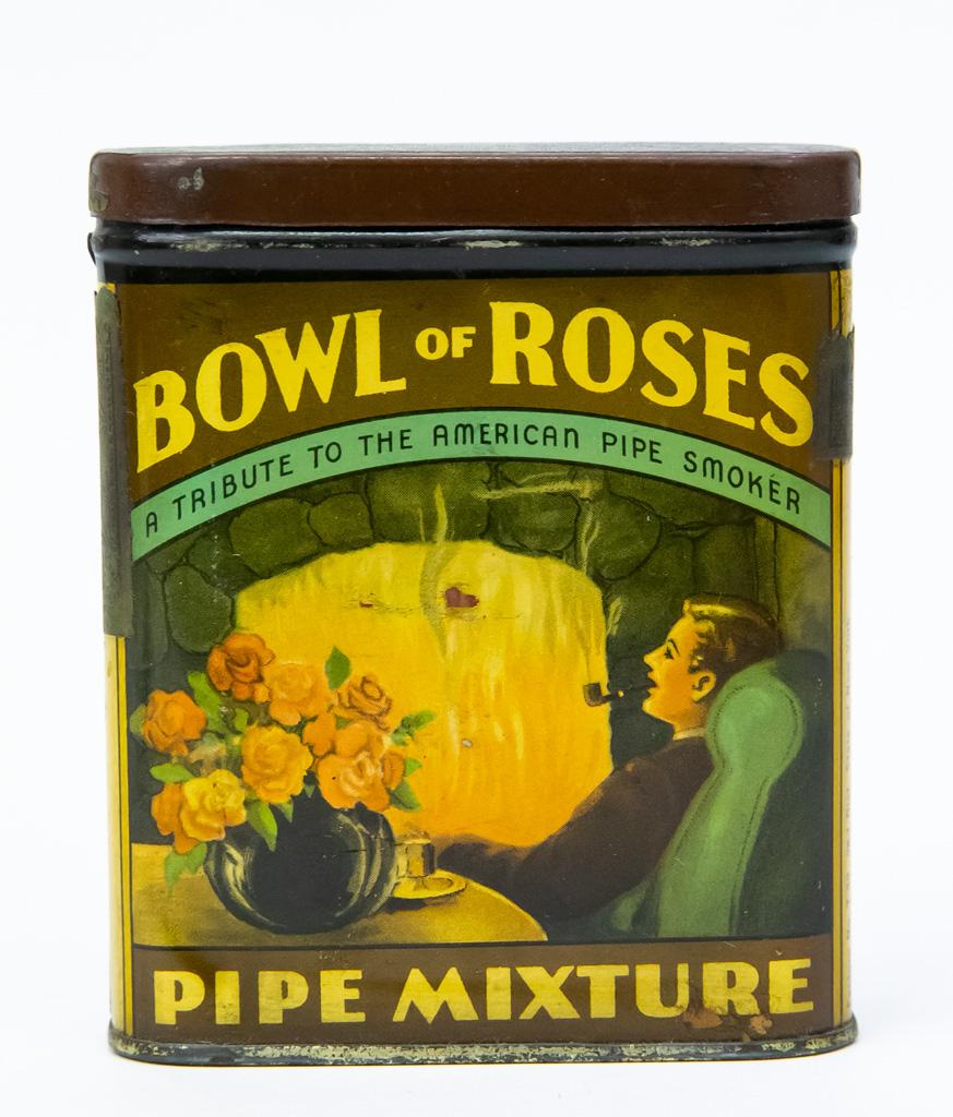 Bowl of Roses pocket tobacco tin