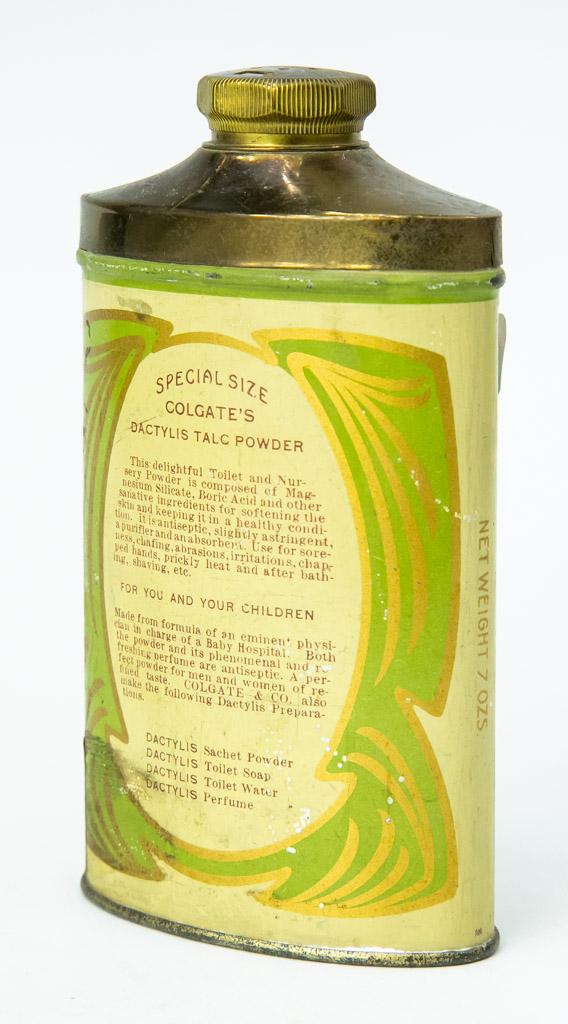 Colgate's Dactylis Talc Powder tin