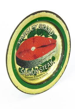 Parsley Brand Salmon Steak tip tray