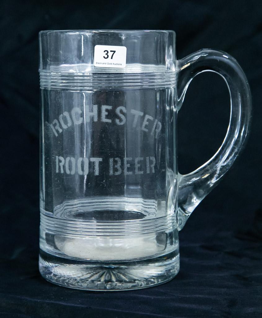 Rochester Root Beer 6" glass mug