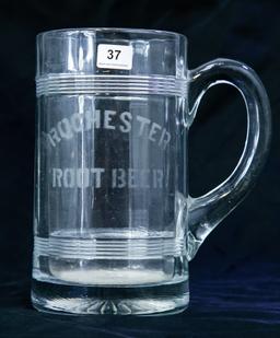 Rochester Root Beer 6" glass mug