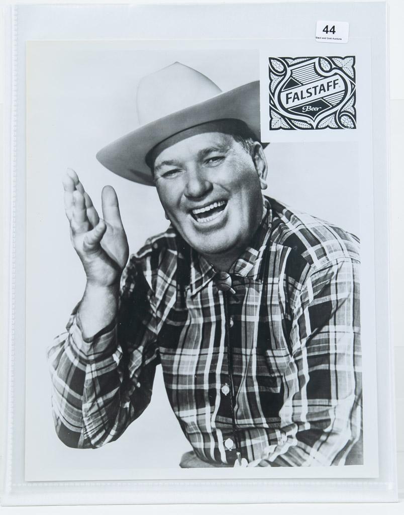 1950's Dizzy Dean Promo Photo Falstaff Beer