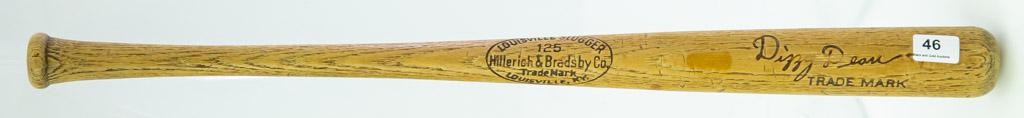 Rare Dizzy Dean Trademark Mini Bat