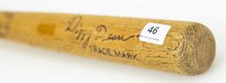 Rare Dizzy Dean Trademark Mini Bat