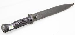 Unmarked 10 Inch Bayonet with Scabbard