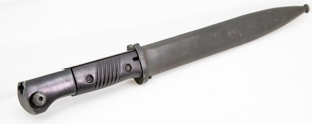 Unmarked 10 Inch Bayonet with Scabbard