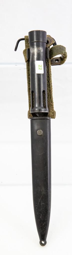 FAL Bayonet with Scabbard and Belt Carrier