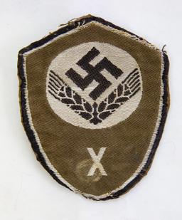 German Nazi Shoulder Patch with “X”