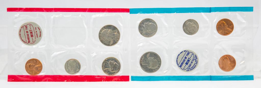 4 1970's U.S. Mint Uncirculated sets