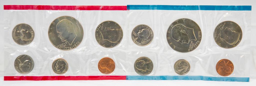 4 1970's U.S. Mint Uncirculated sets