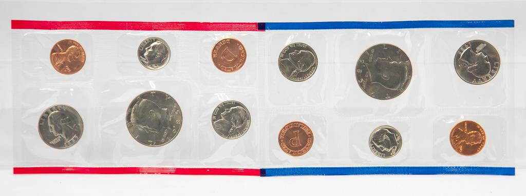 4 1980's U.S. Mint Uncirculated sets