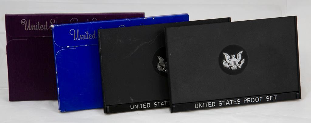 4 1970s/80s U.S. Proof sets