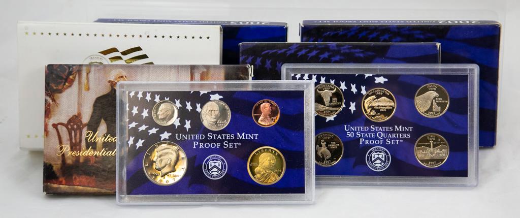 4 2000's U.S. Proof sets