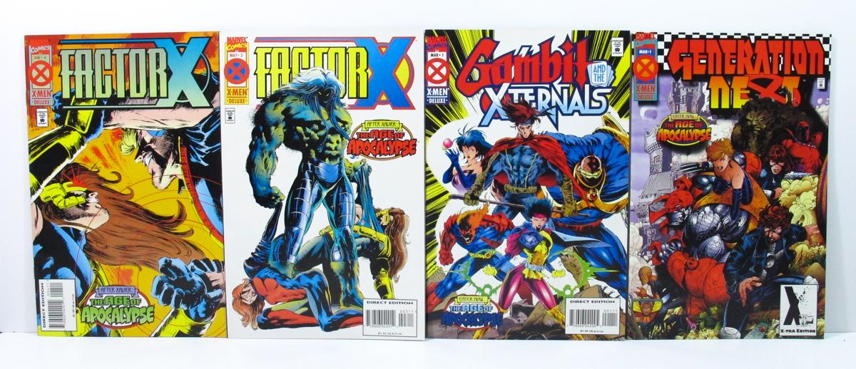 4 X-Men Deluxe Comics
