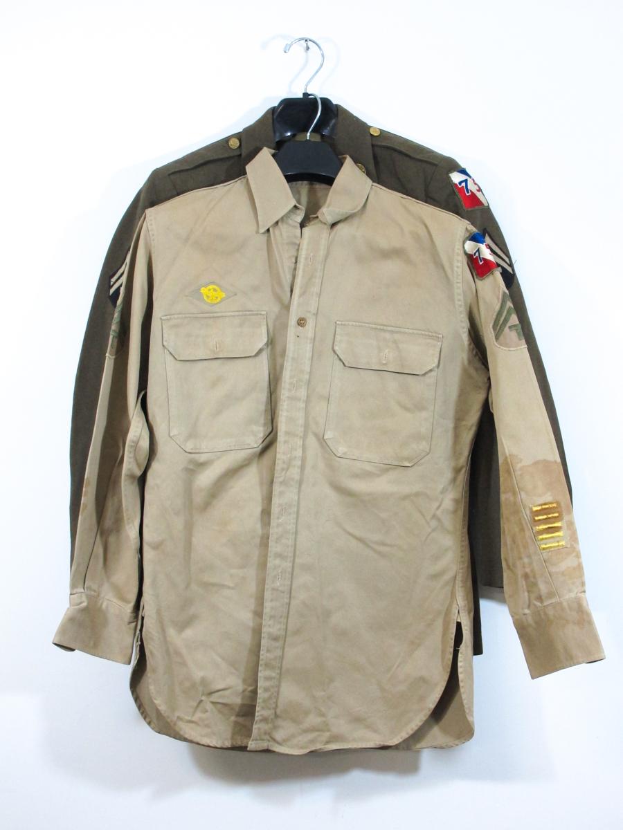 WWII Army Dress Jacket and Shirt