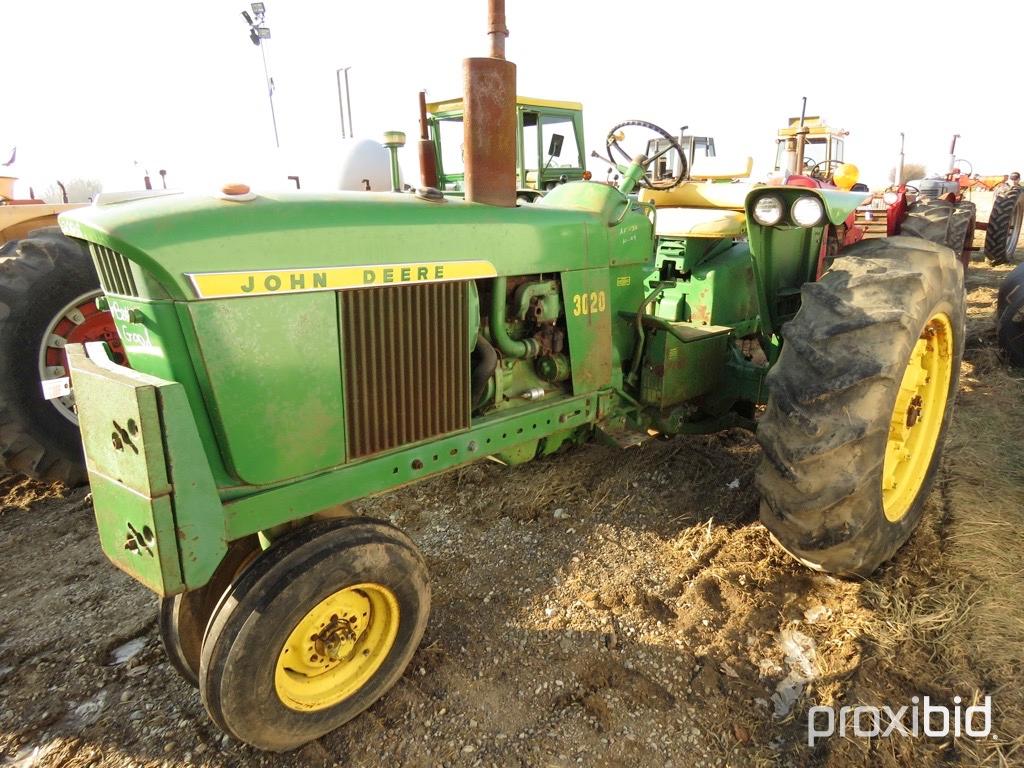 JD 3020, CONSOLE, NF, ORIGINAL, 4600 HRS, S/N 130108R