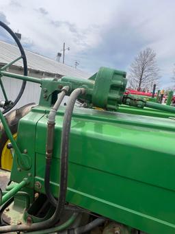 1953 JOHN DEERE 70, BEHLEN PS, GAS, LIVE PTO, S/N 7005453