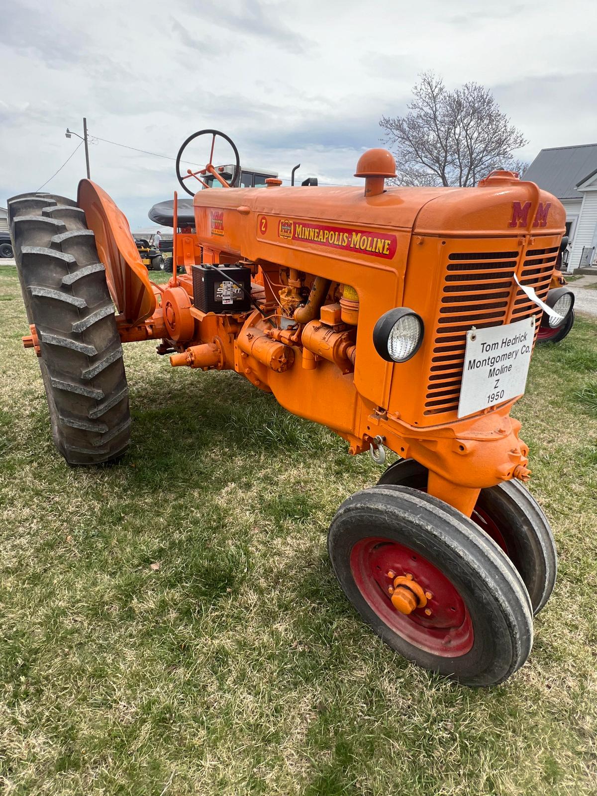 1950 MINNEAPOLIS MOLINE Z, S/N 605911