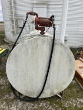 500-GAL HORIZONTAL FUEL TANK W/ PUMP