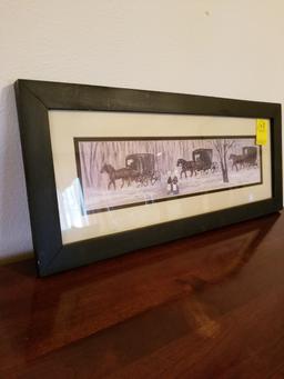 Framed "Home from Meeting" by Miller