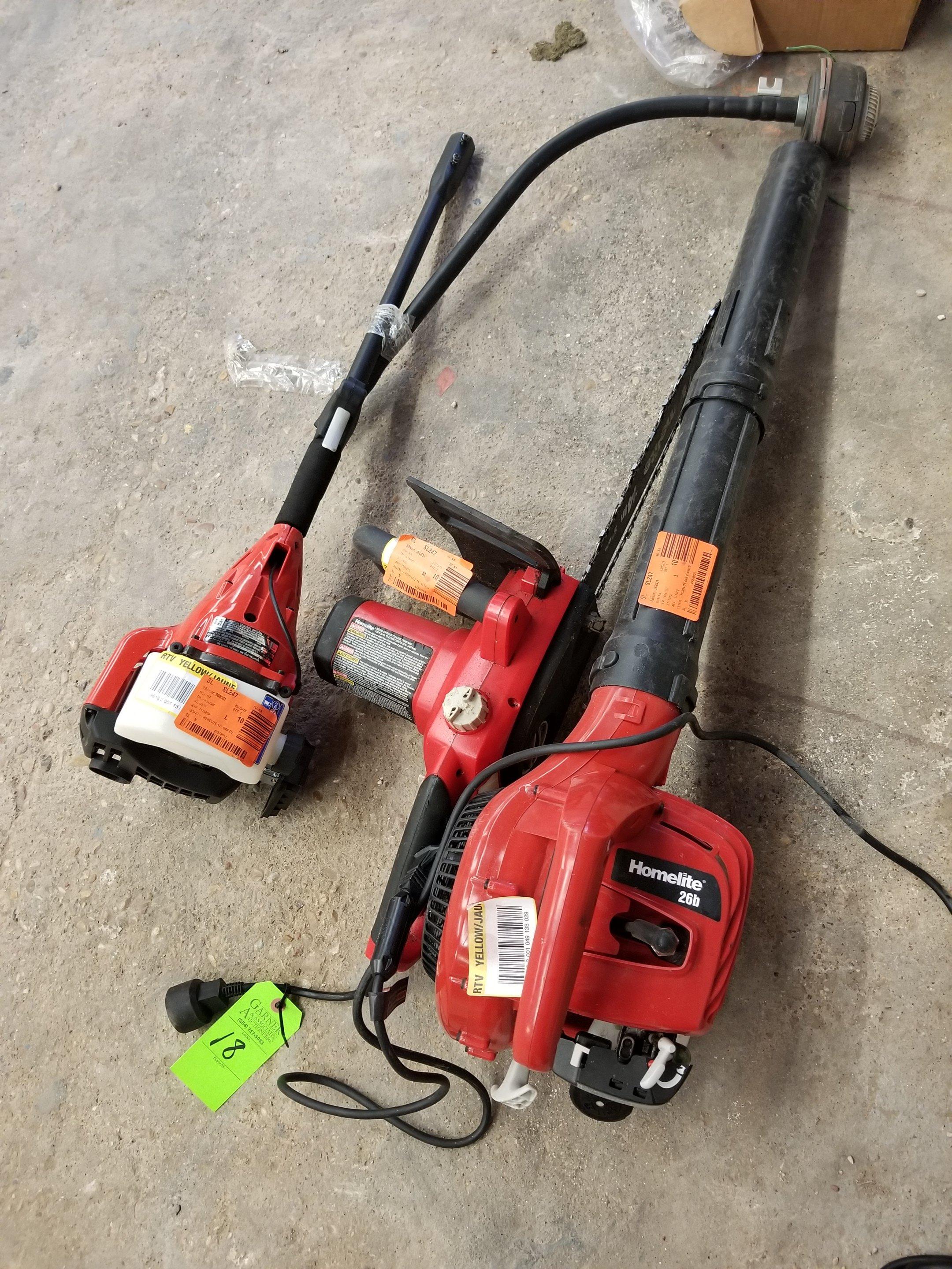 Home Lite- Chainsaw, Blower, Trimmer