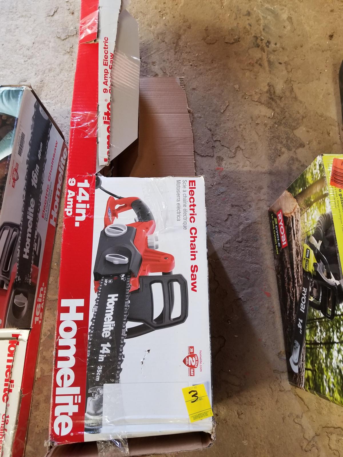 Home Lite 14" Electric Chainsaw