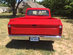 1968 Chevy C 10 Custom Frame Off Restoration