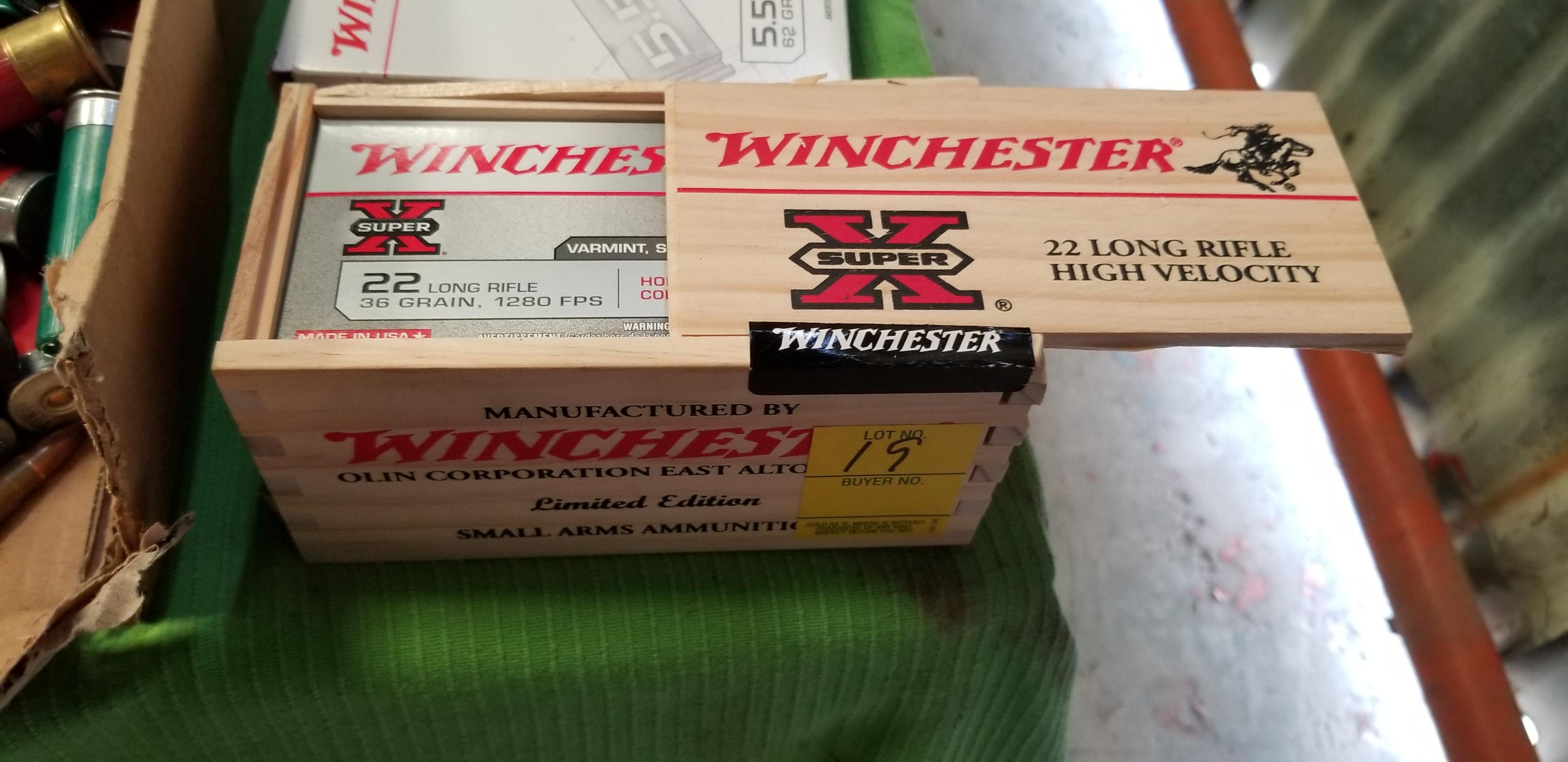 Winchester Super X 22 Long Rifle Limited Edition Box