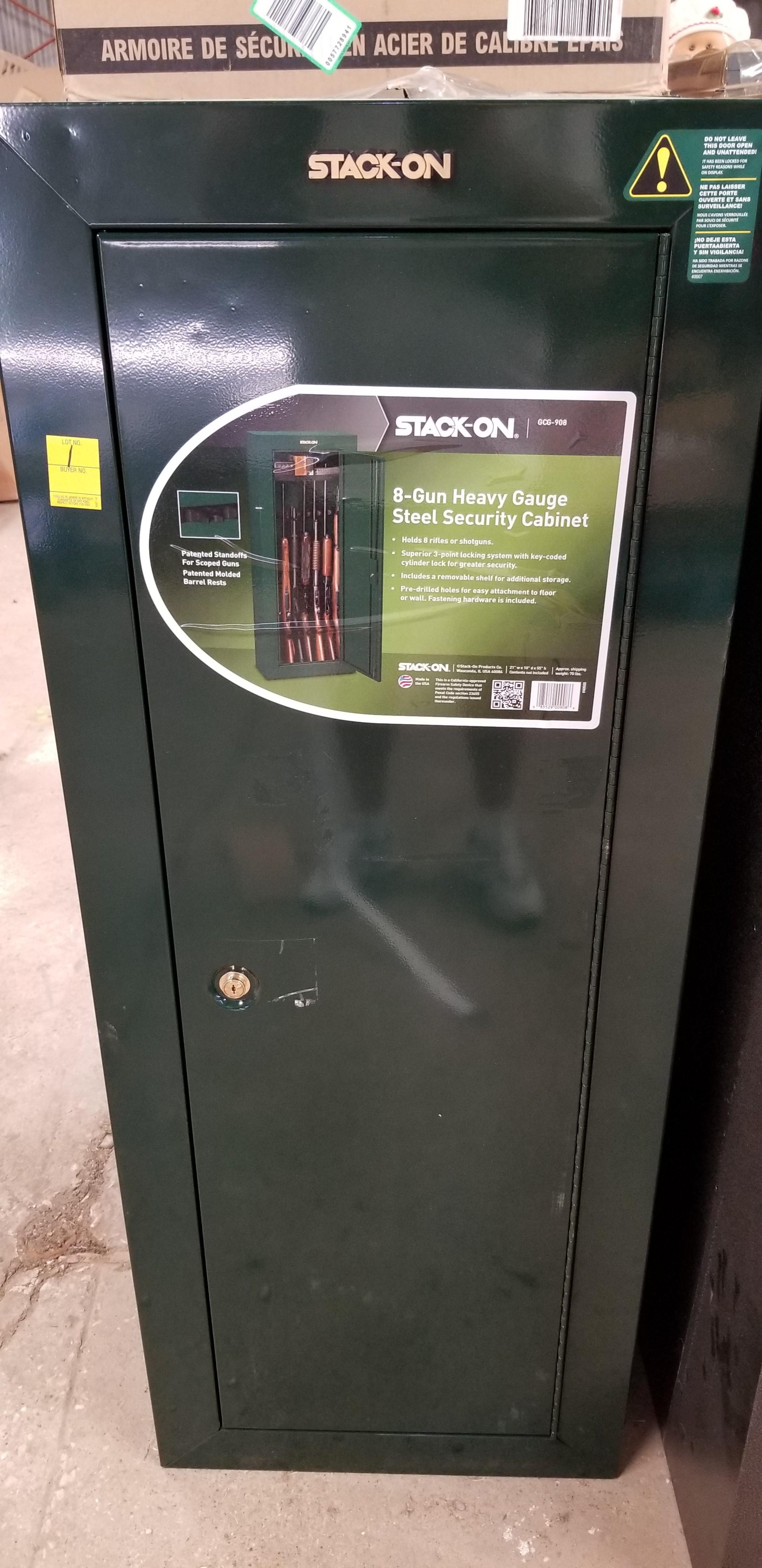 Stack-on 8-gun Heavy Gauge Steel Security Cabinet